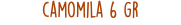 camomila 6 gr 
